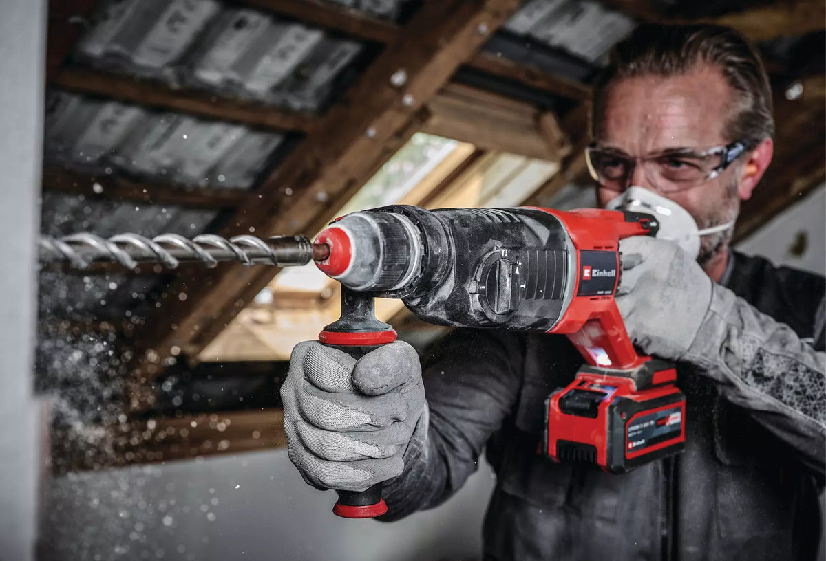 18-V-SDS-Plus-Bohrhammer 2,6J mit Transportkoffer Einhell TP-HD 18/26 D Li BL - Solo