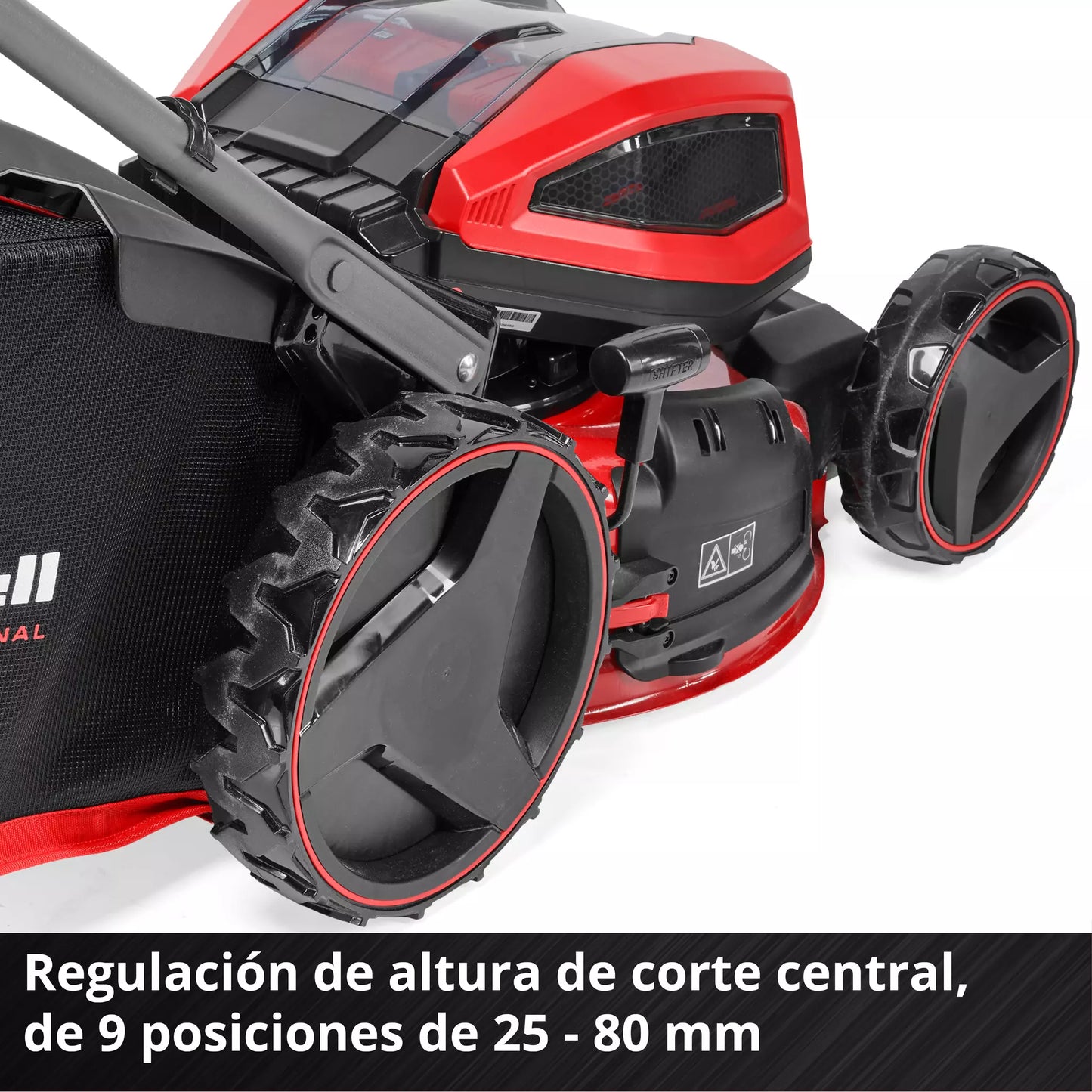 Cortacésped a batería con 4bat 4,0Ah + 2 cargadores dobles GP-CM 36/47 S Li BL Einhell