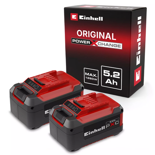 2er-Set 5,2-Ah-18-V-PXC-Akkus von Einhell