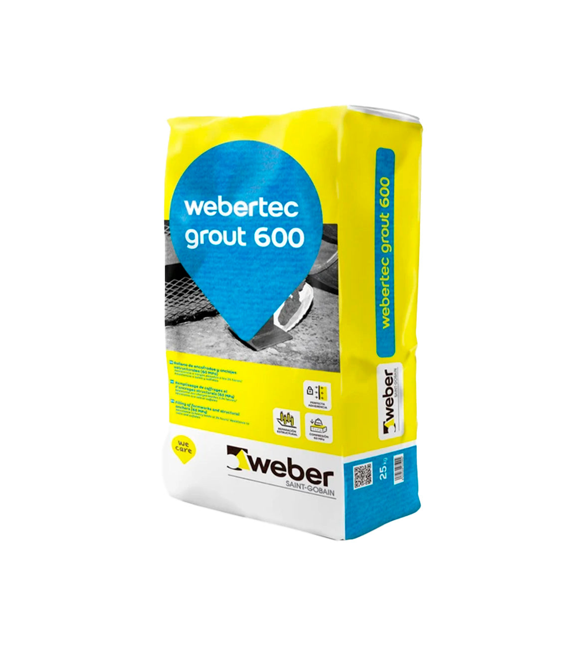 Webertec GROUT 600 hochbeständiger flüssiger Strukturverankerungsmörtel