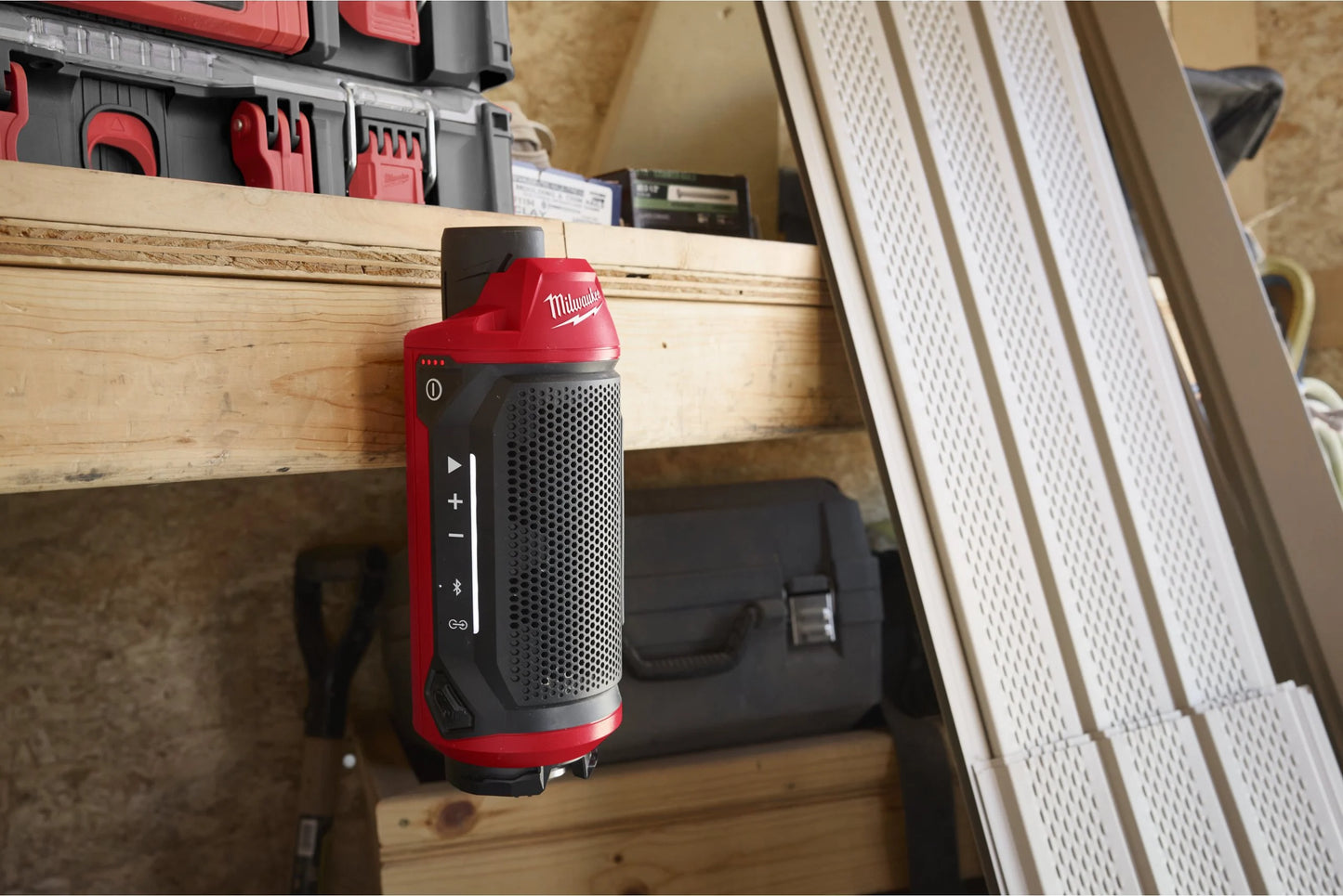 M12-Lautsprecher mit Bluetooth, kompatibel mit Milwaukee Packout M12 SPEJSG2-0