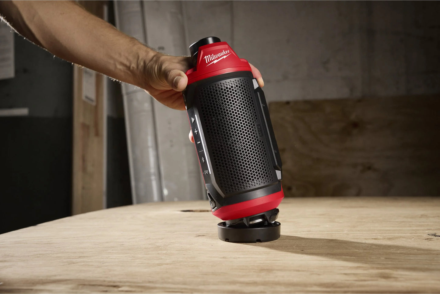 M12-Lautsprecher mit Bluetooth, kompatibel mit Milwaukee Packout M12 SPEJSG2-0