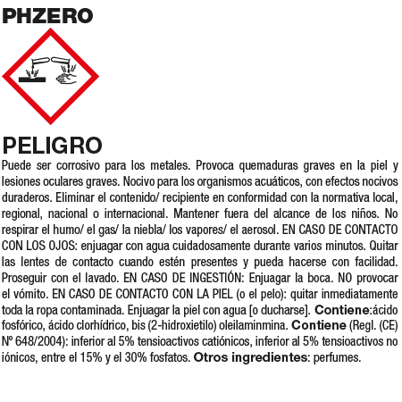 Fila PHZERO Energetic Acid Entkalker Flasche 1L