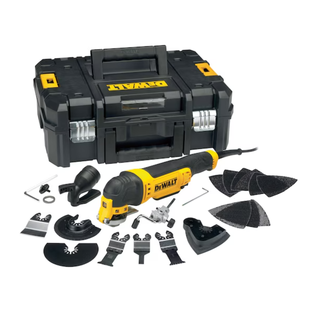 Multiherramienta Oscilante 300W Dewalt + 25 Accesorios DWE315KT-QS