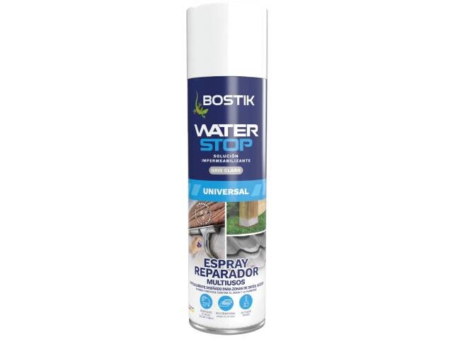 BOSTIK Waterstop Reparaturspray Mehrzweck grau – Imprägnierungsspray 500 ml