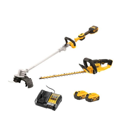 Combo-Set: Heckenschere DCMHT563 + Heckenschere DCMST561 + 2bat 5ah 18V + Ladegerät Dewalt DCMST561HT