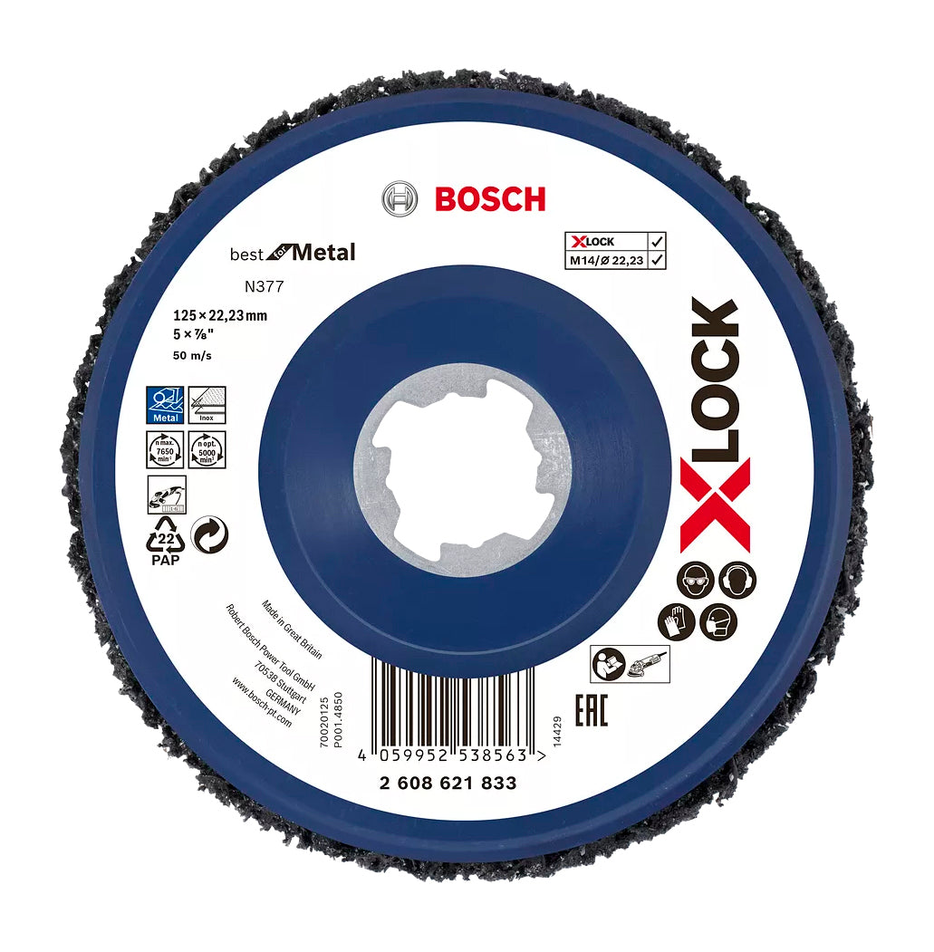 X-LOCK N377 Bosch-Reinigungsscheibe aus Metall