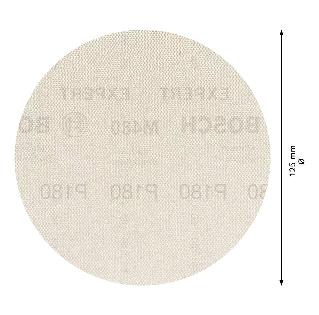 EXPERT M480 Schleifgewebe 125 mm 180 g für Bosch Exzenterschleifer 5 Einheiten