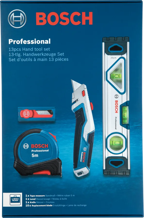 Bosch Pro Handwerkzeug-Set, 13-teilig