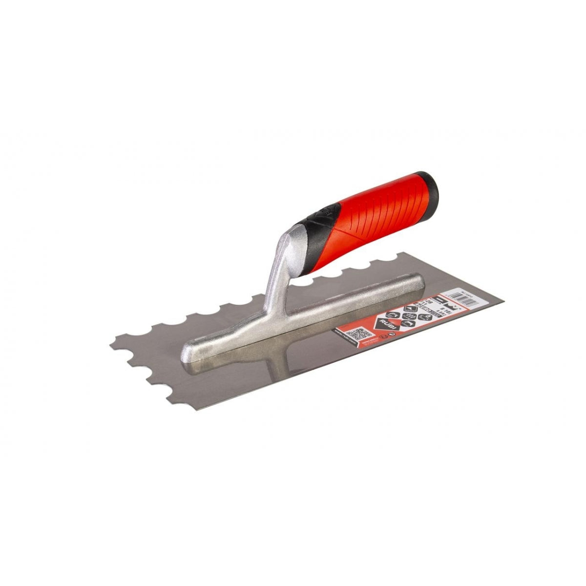 Stahlkamm 28 cm mit offenem Rubiflex-Griff Rubi R-10